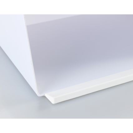 WENKO 54099100 - Boîte à pain KUBO 35x26,5 cm blanc/marron
