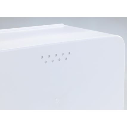 WENKO 54099100 - Boîte à pain KUBO 35x26,5 cm blanche/marron