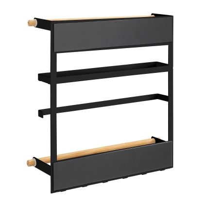 WENKO 54114100 - Organisateur MAGNA 33x34 cm noir/marron
