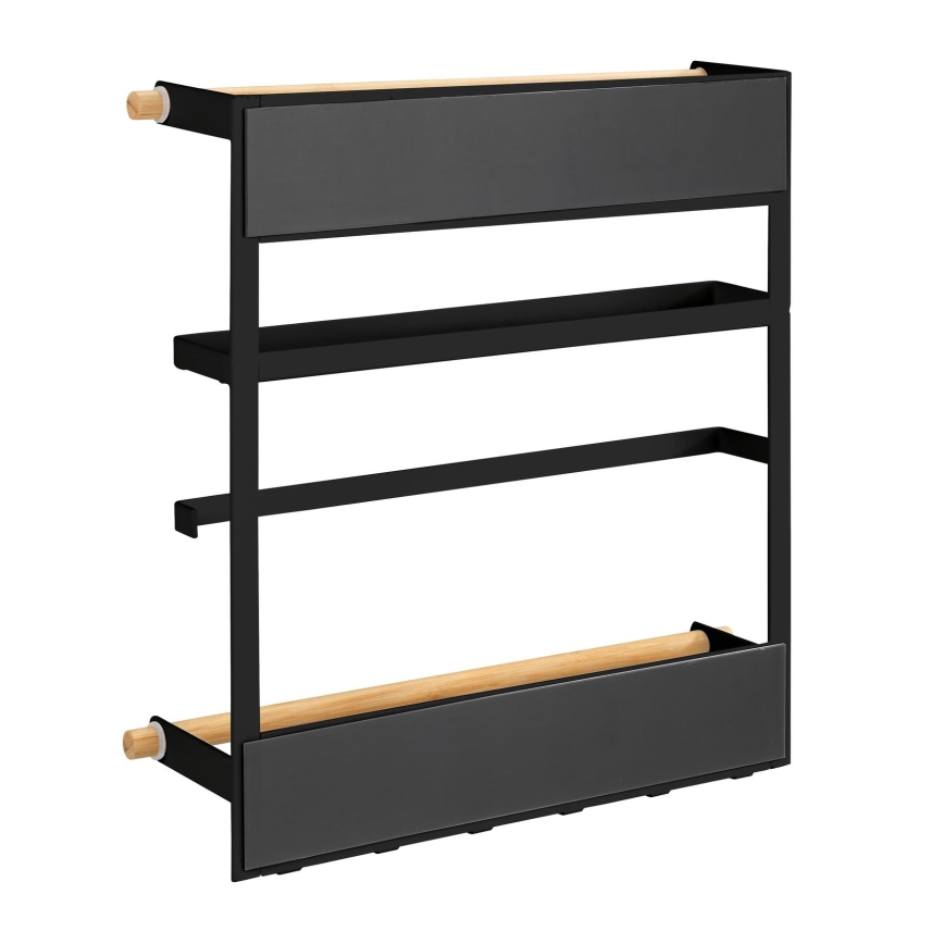 WENKO 54114100 - Organisateur MAGNA 33x34 cm noir/marron