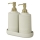 WENKO 54651100 - Distributeur de savon HEIDI 19x21 cm crème/doré/blanc