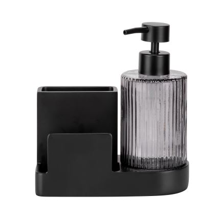 WENKO 54654100 - Organisateur PINA 16x17 cm noir