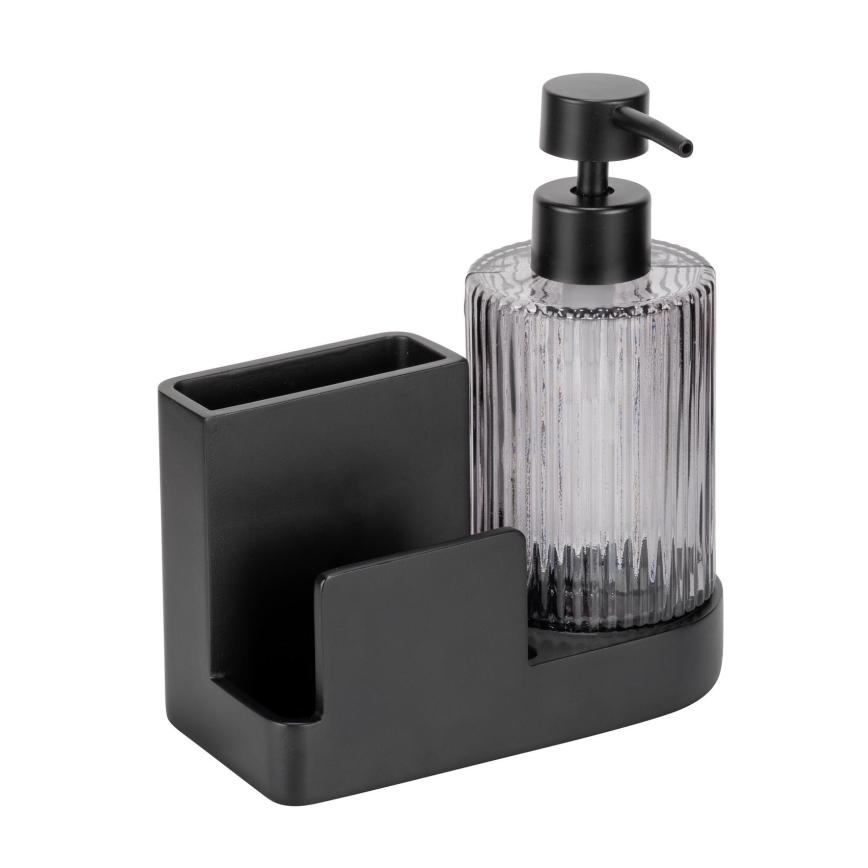 WENKO 54654100 - Organisateur PINA 16x17 cm noir