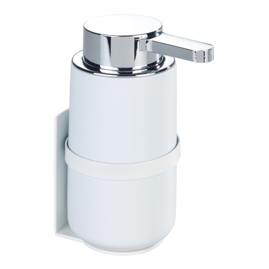 WENKO 54655100 - Distributeur de savon WOYA 250 ml blanc/chrome brillant