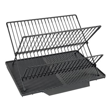 WENKO 54771100 - Égouttoir à vaisselle NELIA 34x40 cm noir