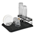 WENKO 54798100 - Égouttoir à vaisselle AMY 42,5x31,5 cm noir