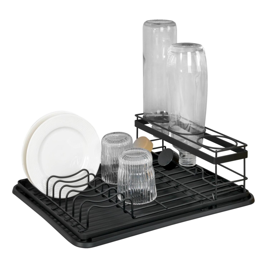 WENKO 54798100 - Égouttoir à vaisselle AMY 42,5x31,5 cm noir