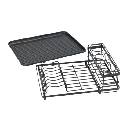 WENKO 54798100 - Égouttoir à vaisselle AMY 42,5x31,5 cm noir