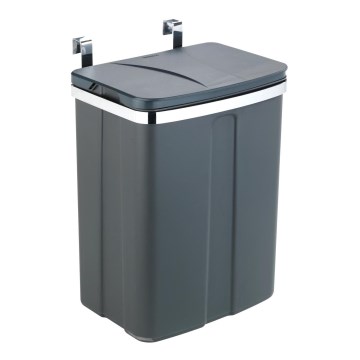 WENKO 54903100 - Panier à fixer sur la porte 26x36,5 cm gris/argenté