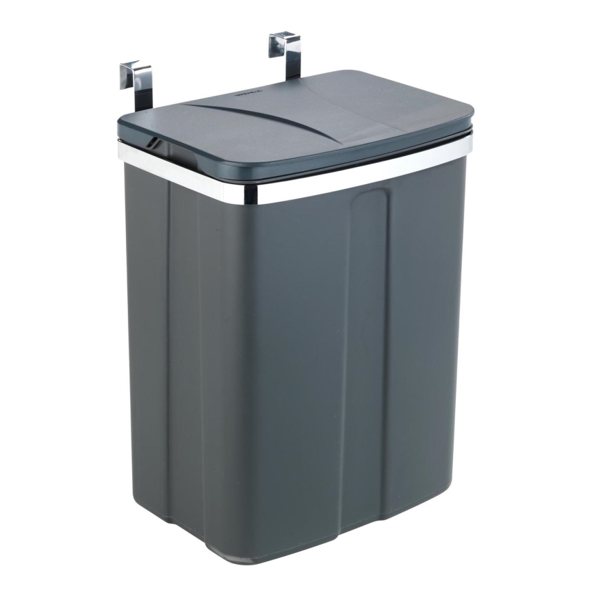 WENKO 54903100 - Panier à fixer sur la porte 26x36,5 cm gris/argenté