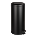 WENKO 54915100 - Corbeille LEMAN 30,5 x 64 cm noire