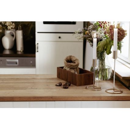 WENKO 54943100 - Boîte MERA 30x15 cm marron