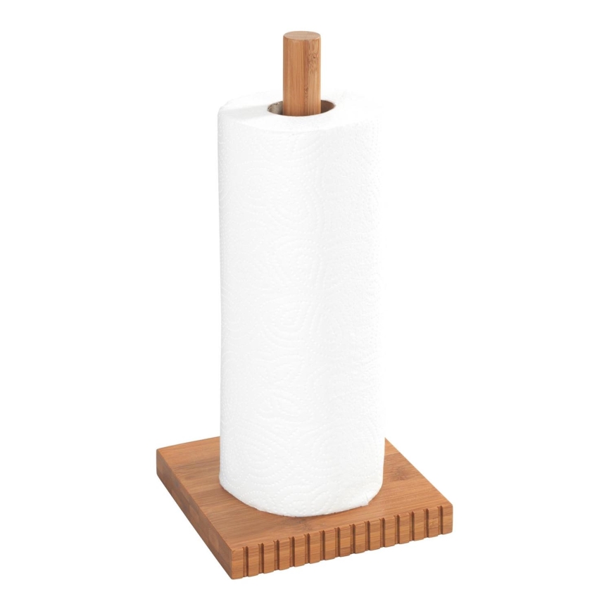 WENKO 54946100 - Porte-rouleaux MERA 15x33 cm marron