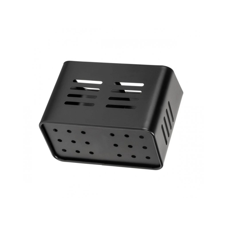 WENKO 55024100-Panier à couverts BLACK OUTDOOR KITCHEN 16x13,5 cm noir