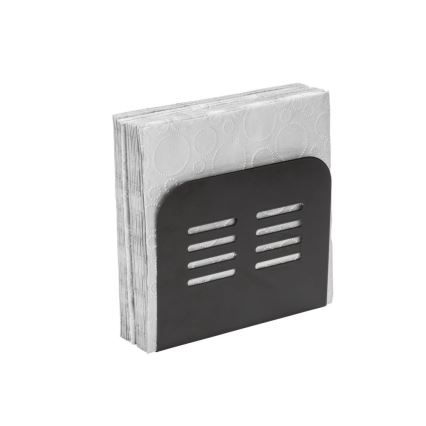 WENKO 55025100-Porte-serviettes BLACK OUTDOOR KITCHEN 15x12,5 cm noir