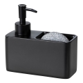 WENKO 55076100 - Distributeur de savon BLACK OUTDOOR KITCHEN 14,5 x 14,3 cm noir