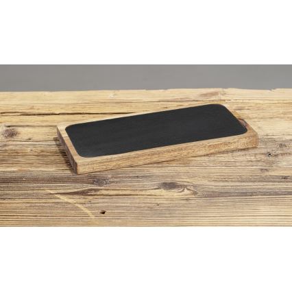 WENKO 55103100 - Planche à découper BLACK OUTDOOR KITCHEN 30 x 15 cm brun/gris