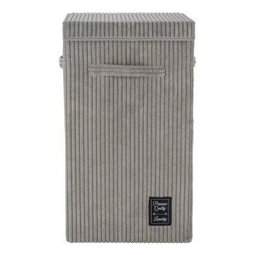 WENKO 62044100 - Panier à linge CORA 33x58 cm gris