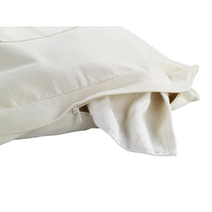 WENKO 62107100 - Panier à linge CANGURO 52 x 81 cm beige/argenté