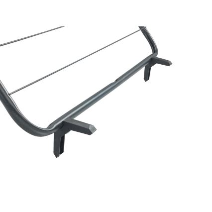 WENKO 63003100 - Étendoir à linge CHAMPION 65x114 cm noir