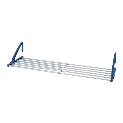 WENKO 63005800 - Étendoir à linge 37,5x21 cm inox/argent/bleu