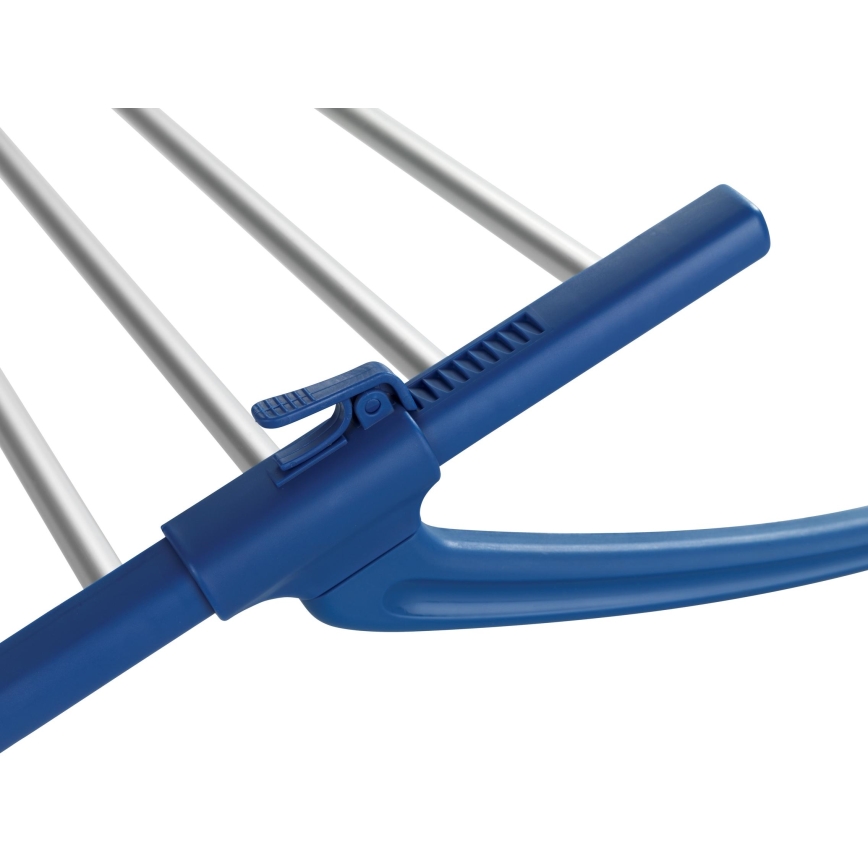 WENKO 63005800 - Étendoir à linge 37,5x21 cm inox/argent/bleu