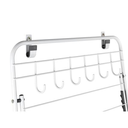 WENKO 63010800 - Étendoir à linge 51x142 cm blanc/gris