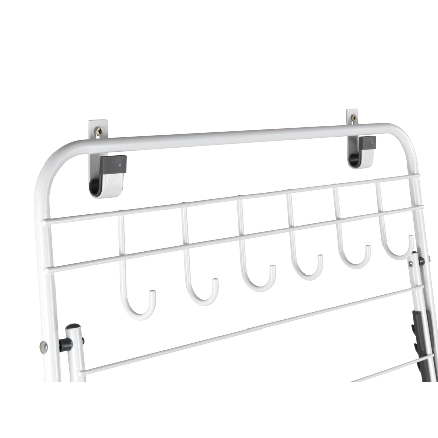 WENKO 63010800 - Étendoir à linge 51x142 cm blanc/gris