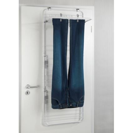 WENKO 63010800 - Étendoir à linge 51x142 cm blanc/gris