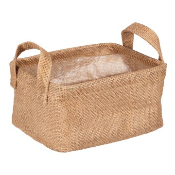WENKO 64470100 - Panier JUNA 20x15 cm marron