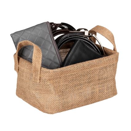 WENKO 64470100 - Panier JUNA 20x15 cm marron