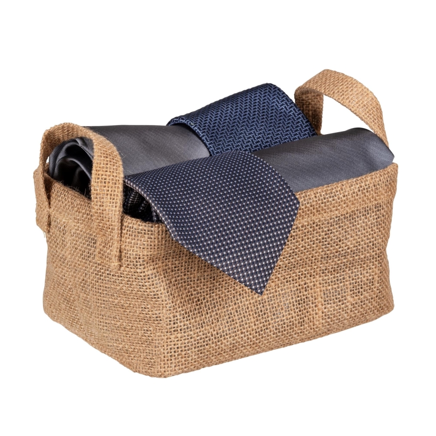 WENKO 64470100 - Panier JUNA 20x15 cm marron