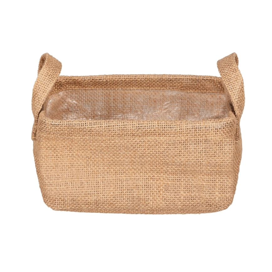 WENKO 64470100 - Panier JUNA 20x15 cm marron