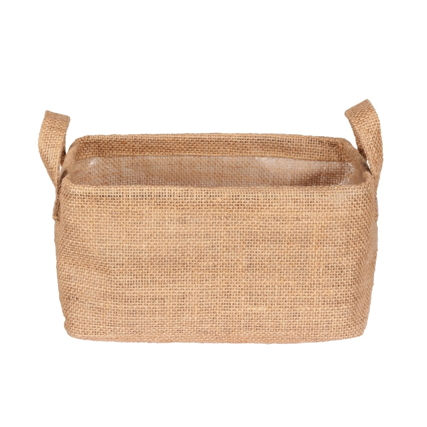 WENKO 64471100 - Panier JUNA 24x17 cm marron