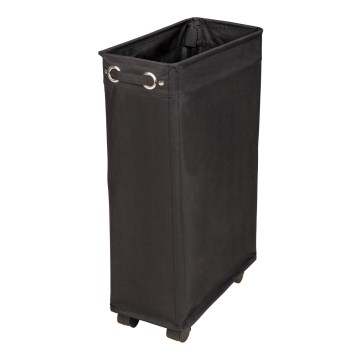 WENKO 69737800 - Panier à linge CORNO 18,5x60 cm noir