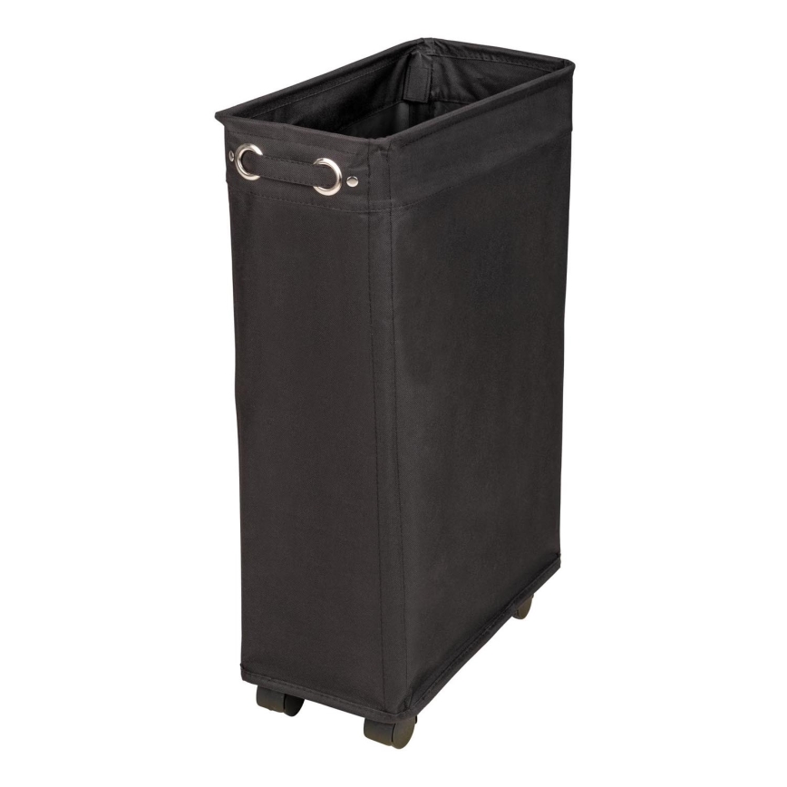 WENKO 69737800 - Panier à linge CORNO 18,5x60 cm noir