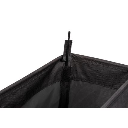 WENKO 69737800 - Panier à linge CORNO 18,5x60 cm noir