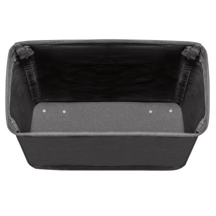 WENKO 69737800 - Panier à linge CORNO 18,5x60 cm noir