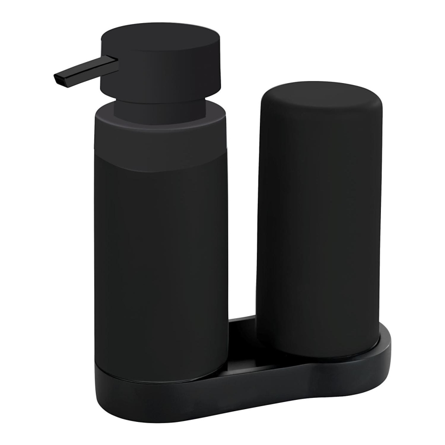WENKO 69753800 - Organiseur EASY SQUEEZ-E 15x18 cm noir