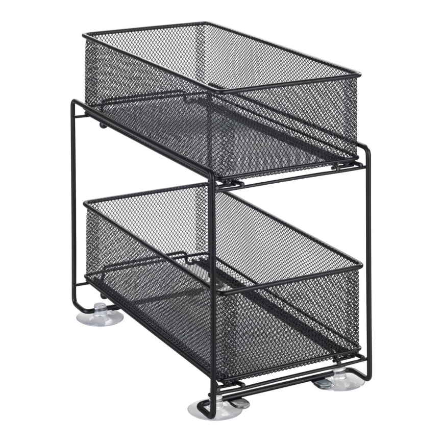 WENKO 69768800 - Support pour prise GIOMA 35x33,5 cm noir