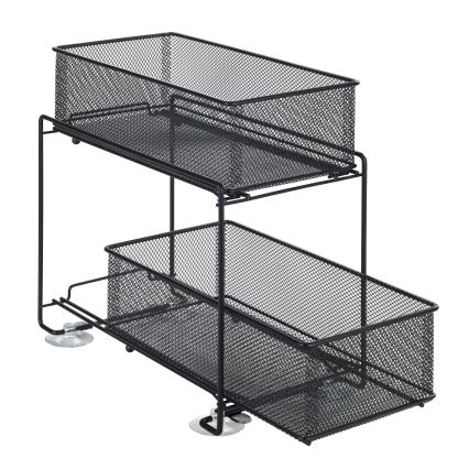WENKO 69768800 - Support pour prise GIOMA 35x33,5 cm noir