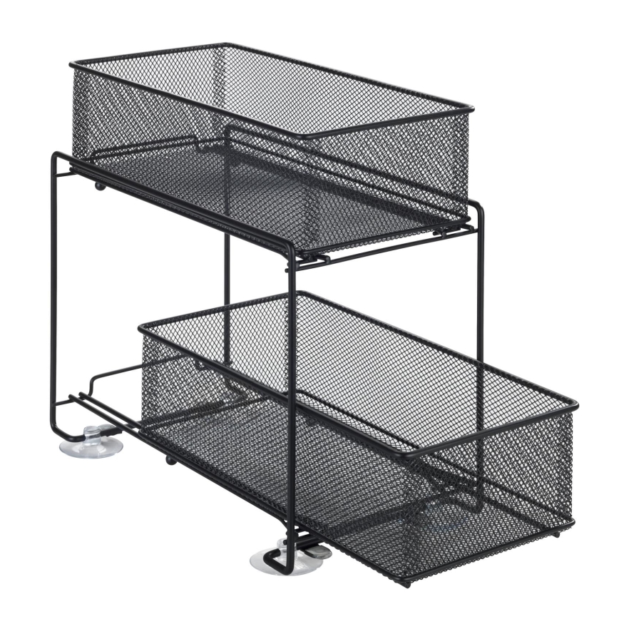WENKO 69768800 - Support pour prise GIOMA 35x33,5 cm noir
