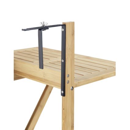 WENKO 69806800 - Table WAIKIKI 64x65 cm blanc/marron