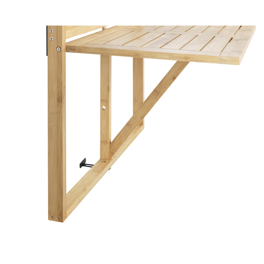 WENKO 69806800 - Table WAIKIKI 64x65 cm blanc/marron