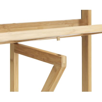 WENKO 69806800 - Table WAIKIKI 64x65 cm blanc/marron