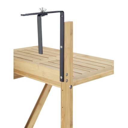 WENKO 69806800 - Table WAIKIKI 64x65 cm blanche/brune