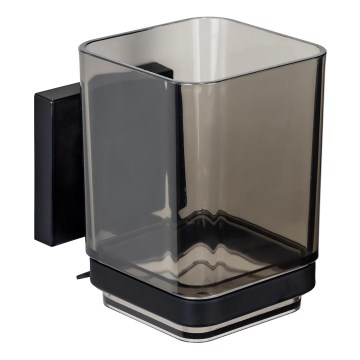 WENKO 71443800 - Gobelet VACUUM-LOC QUADRO ED 7,5 x 10 cm noir
