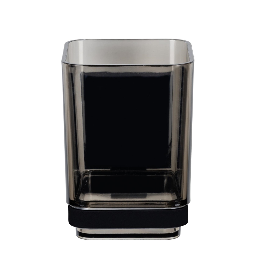 WENKO 71443800 - Gobelet VACUUM-LOC QUADRO ED 7,5 x 10 cm noir