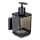 WENKO 71444800 - Distributeur de savon VACUUM-LOC QUADRO ED 7,5 x 16 cm noir