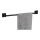 WENKO 71445800 - Barre porte-serviettes VACUUM-LOC QUADRO ED 60,5 x 6 cm, noire